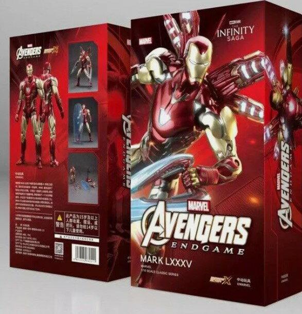 ZD Toys Marvel Железный Человек Марк 85 MK85 Мстители Финал Фигурка Модель