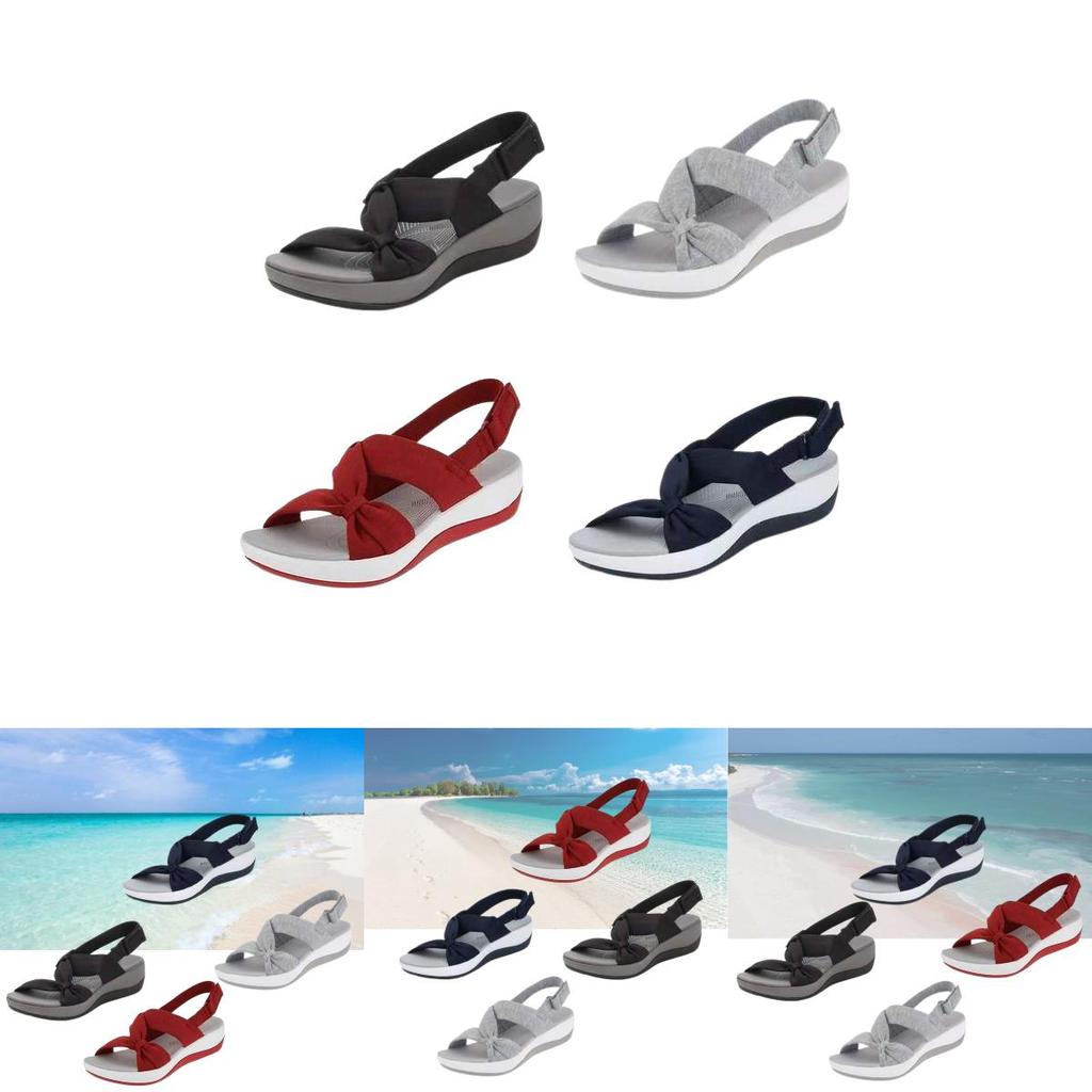 Cross Border 2021 Taglia Grande Nuove Sandali da Donna Semplici ed Eleganti Sandali con Zeppa a Bocca di Pesce