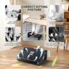 Six Heights Adjustable Foot Rest For Under Desk, Under Desk Footrest With Foot Massage Roller, Chair Footrest For Leg Rests