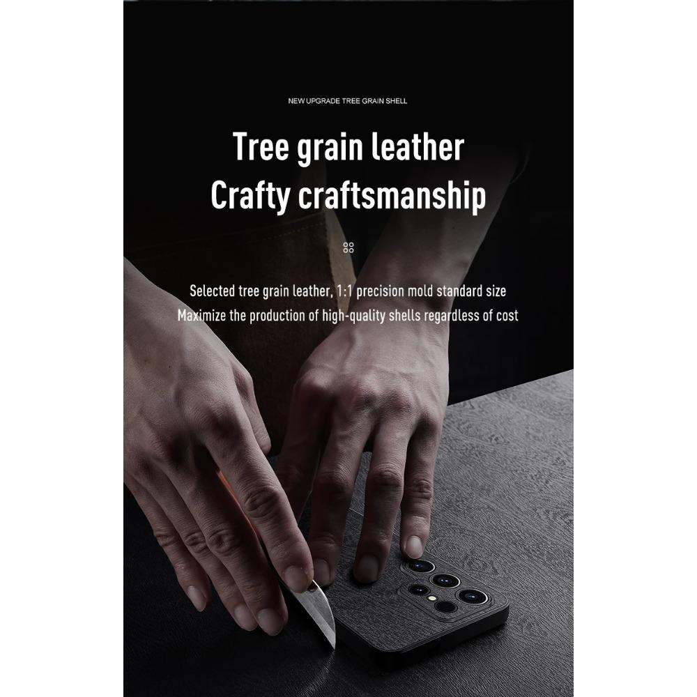 High-end Tree Grain Leather Texture Silicone Case for OnePlus ACE 3 2 Pro V 12 Phone Business Full Protection Cover