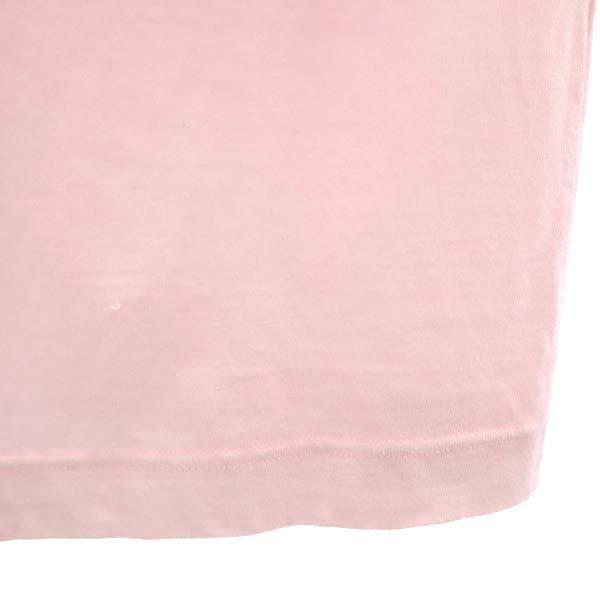 A Bathing Ape Made In Japan Short Sleeve T-shirt S Pink Crew Neck Men's Used