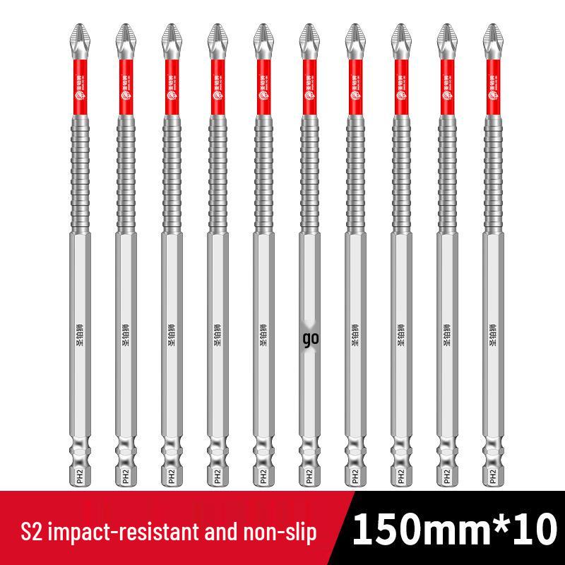 Magnetic Anti-Slip Phillips Head Bit Set for Electric Drill and Screwdriver