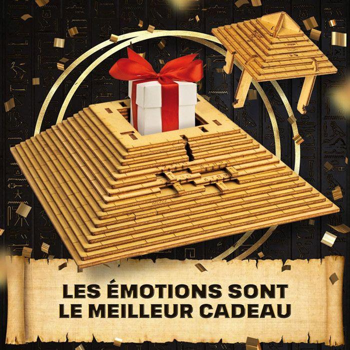 Maquette Et Jeu D'escape Box - Quest - Pyramid - 70 Pièces - Pour Adultes - Intérieur