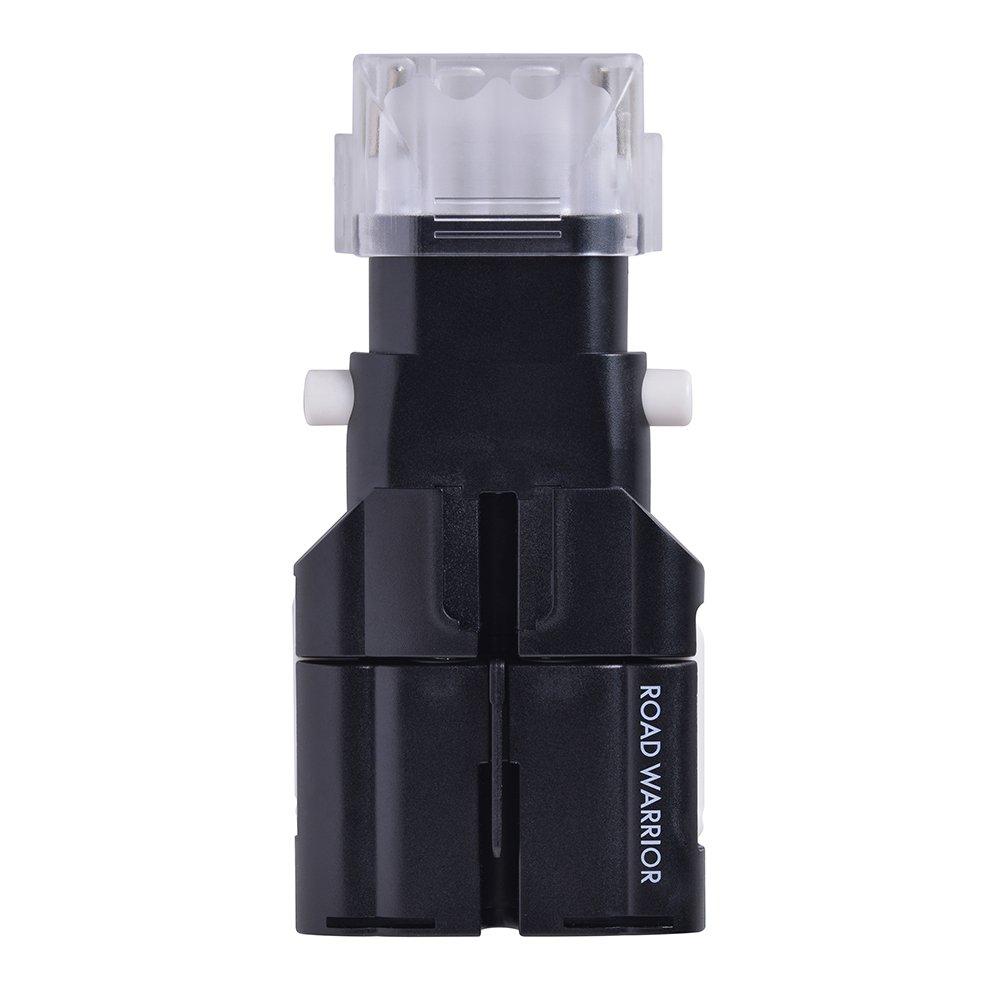 

ROAD WARRIOR Overseas Multi Conversion Plug Gokon Black AB BF B3 C CB SE O O2 Совместим с адаптером питания более чем 150 стран RWG101BK