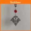 Gothic Black Bat Necklace With Alloy Pendant For Punk Fashion Enthusiasts