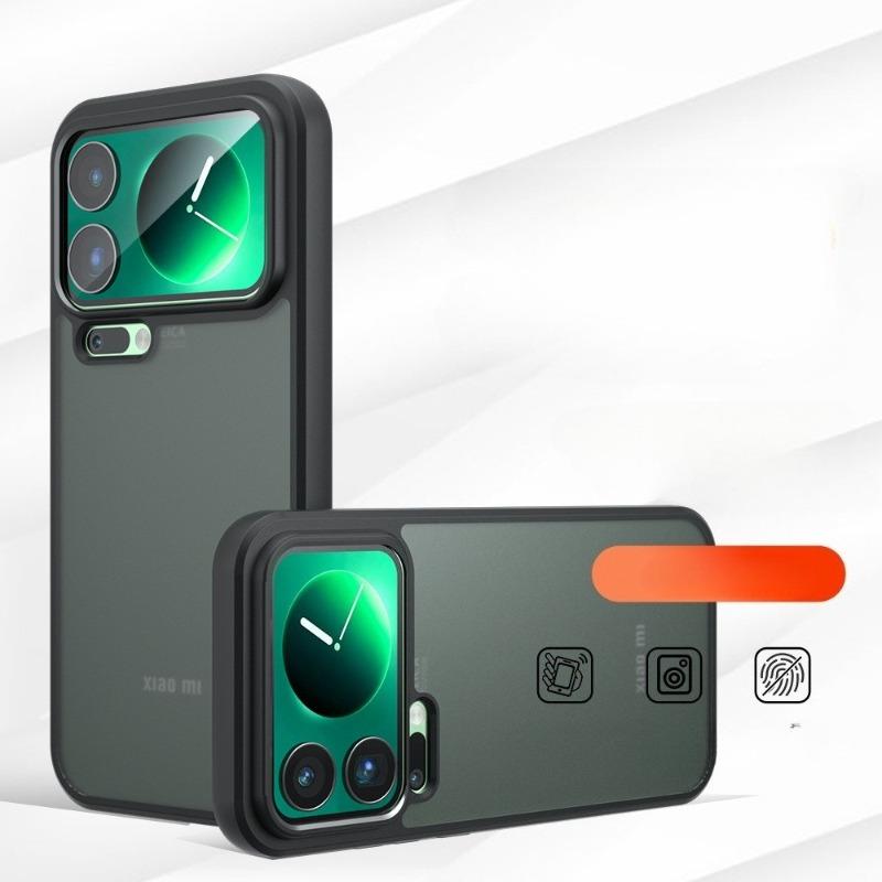 Acrylic Frosted PC+TPU Shockproof Clear Case For Xiaomi 17 Pro Max Armor Matte Hard Back Cover For MI17 17pro Max Bumper Shell