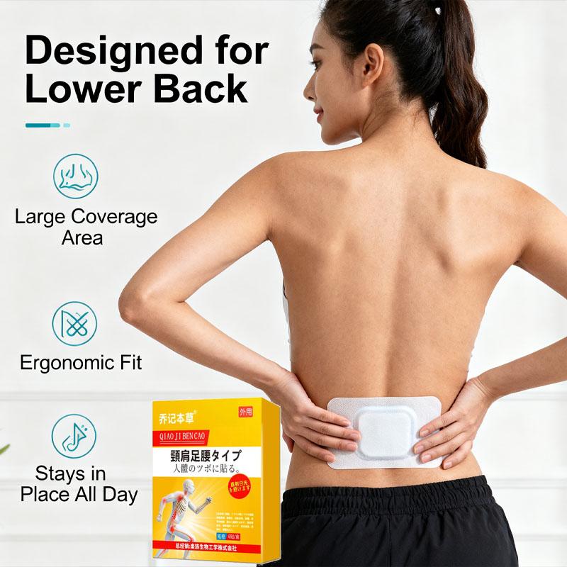 6 Patches/Box Herbal Analgesic Patch for Lumbar Disc Herniation and Sciatica. Deep-Penetrating Pain Relief Patch for Back, Joints, and Nerve Pain.