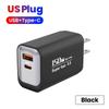 USB A+C 150W Charger Plug EU/US/UK Quick Charge Adapter for Huawei/Xiaomi/Samsung