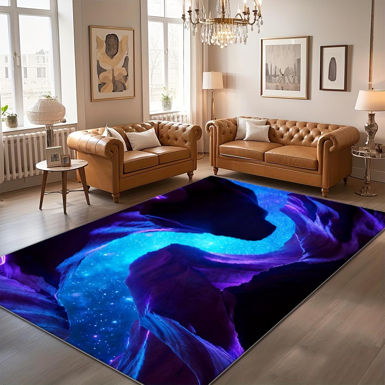 Wasbaar Groot Rechthoekig Tapijt Duurzaam Vlekbestendig Kleed Voor Ruimtes Met Veel Verkeer Eetkamer Entree Gebruik 50X80CM
