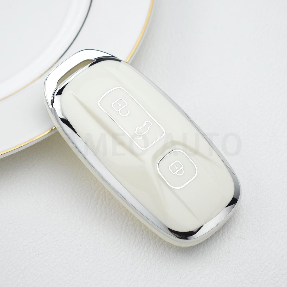 3 Buttons Tpu Car Key Cover For Aiways U5 Pro U5 Se U6 - Car Key Case Holder Protector Keychain Keyrings Set