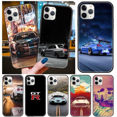 Θήκη Τηλεφώνου Για Apple IPhone 13 12 11 Mini Pro MAX SE X XS XR 8 7 6 S Plus Μαύρη Θήκη Funda Μαλακή Πίσω Σιλικόνη Hoesjes Αυτοκίνητο GTR