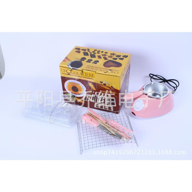 Chocolate Pot Melting Pot Melting Pot Melting Pot Single Pot Melting Machine DIY Soap Essential Oil Soap Melting Pot European regulations розовый