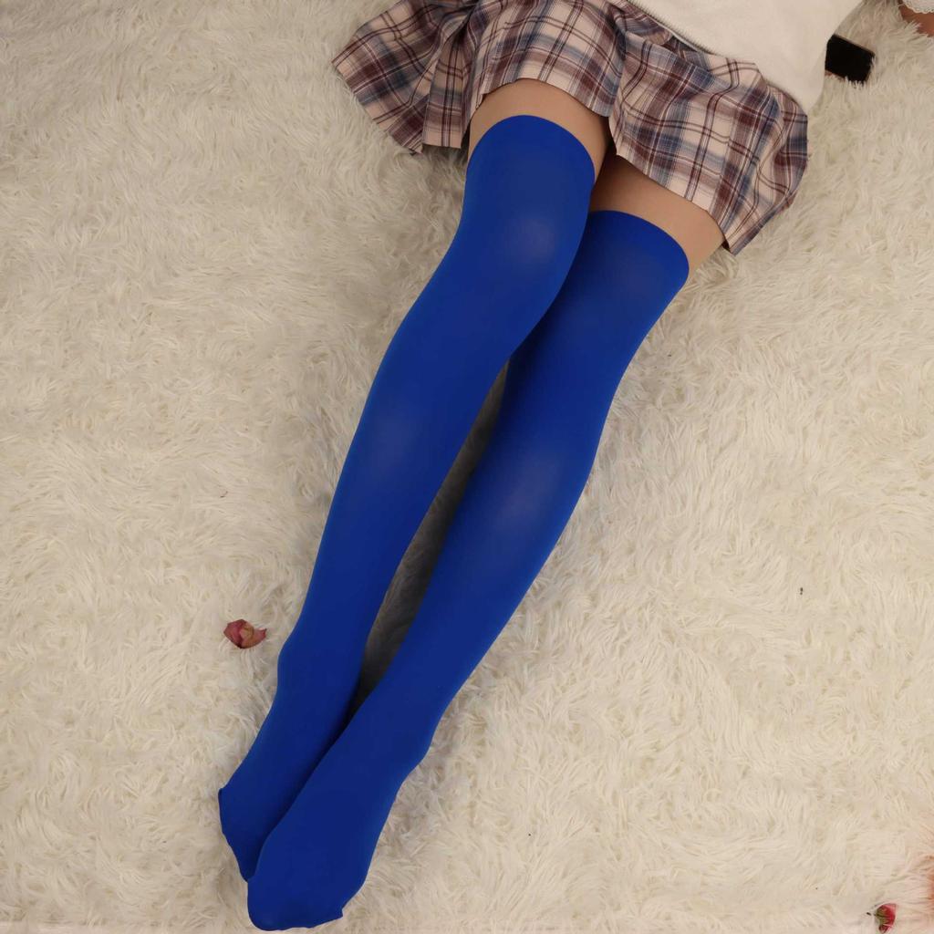thin leg knee socks women's long tube high tube socks spring autumn and winter leg thigh socks one piece