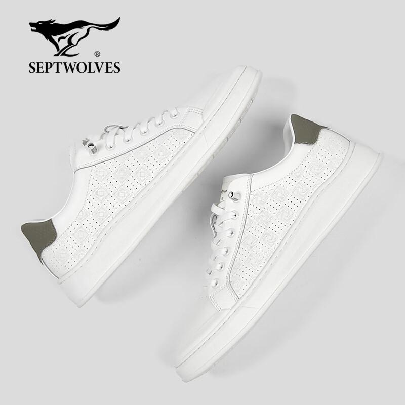Septwolves Men s 2026 New Breathable Casual Slip-On Board Shoes 43