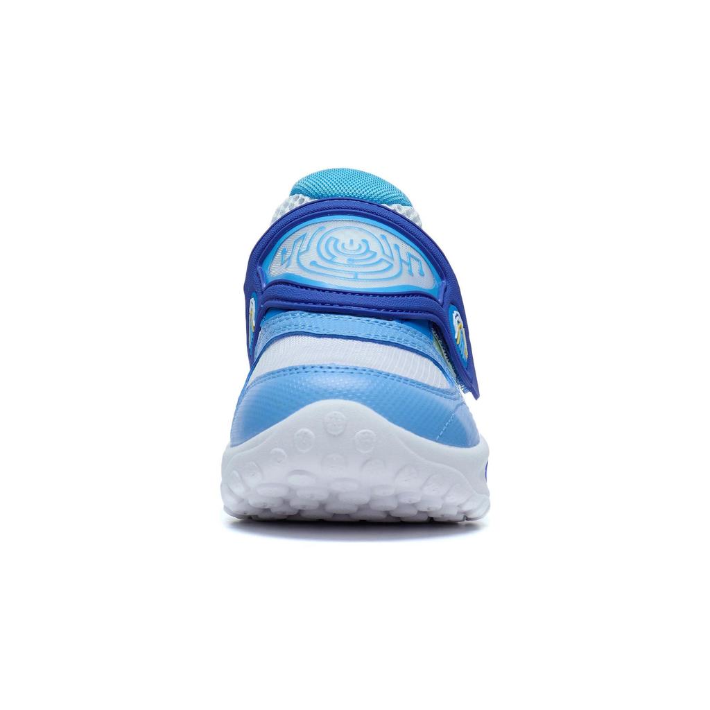 Li Ning Comfortable Versatile Breathable Lightweight Casual Shoes Kids Shoes Blue Orange YKNT048-3