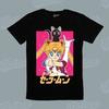 Kids/Men/Women Anime Manga Japanese Sailor Moon and Luna In Action T-Shirt