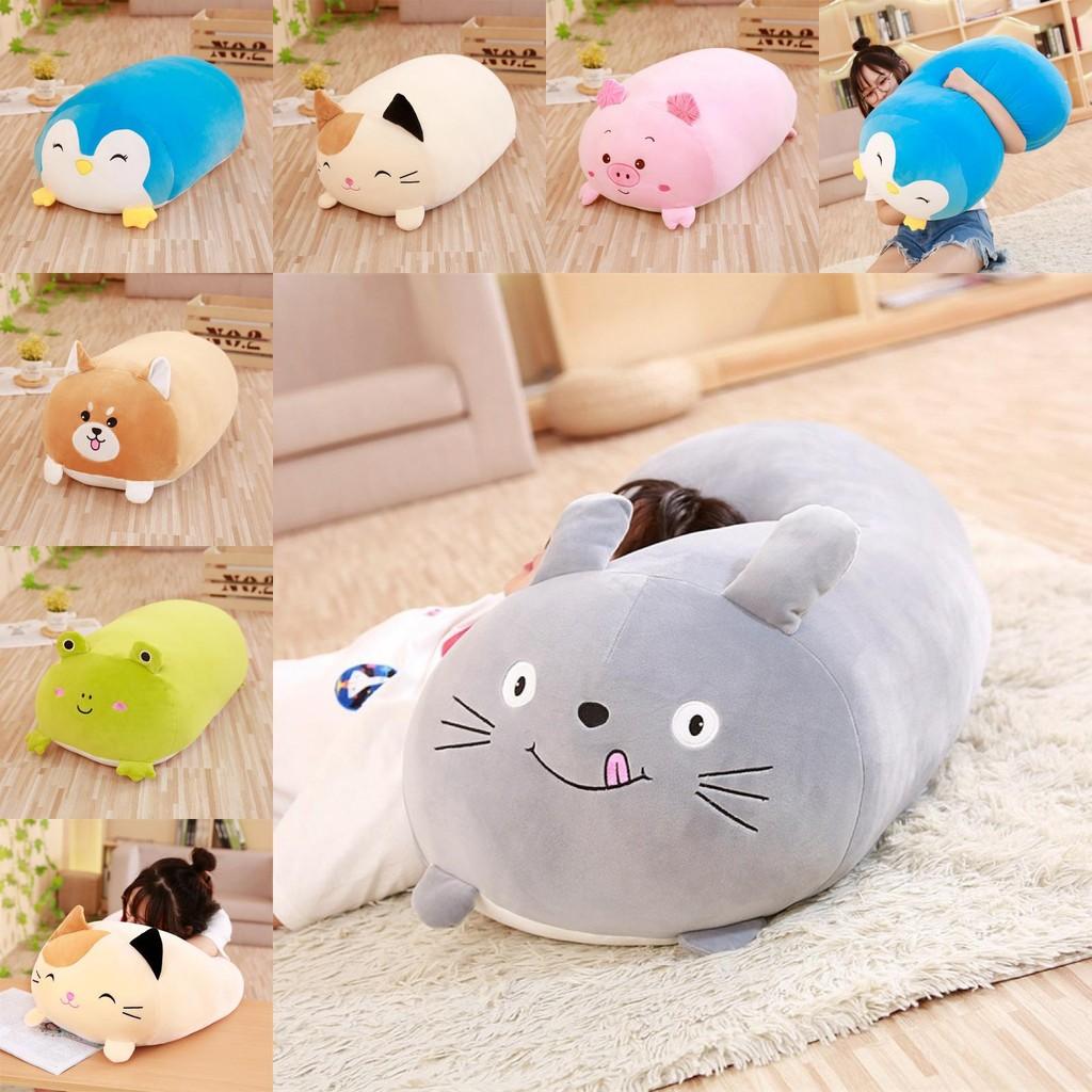 Down Cartoon Cotton Animal Plush Toy Cute Cat Shiba Inu Girl Holiday Doll Gift