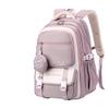 Trendy Color-Block Backpack: Lightweight, Large-Capacity Schoolbag for Female Students