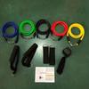 11Pcs Tpe Resistance Bands Set With Door Anchor Handles Carry Bag Legs Ankle Straps For Workout