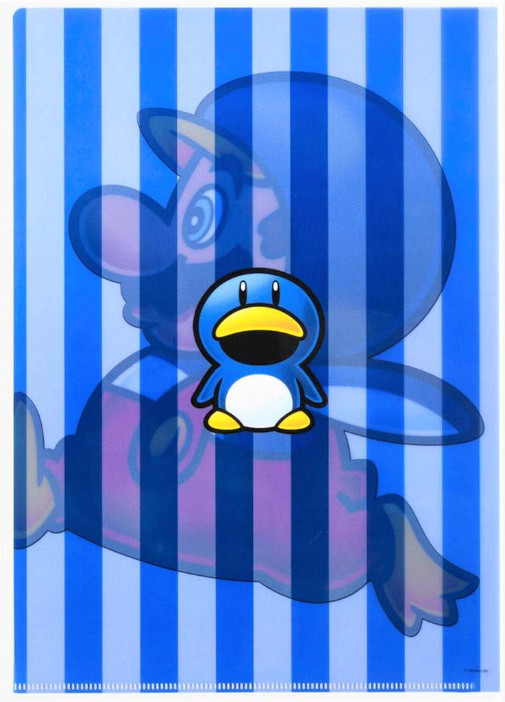 Super Mario Power Up B Clear Nintendo Tokyo Exclusive File,