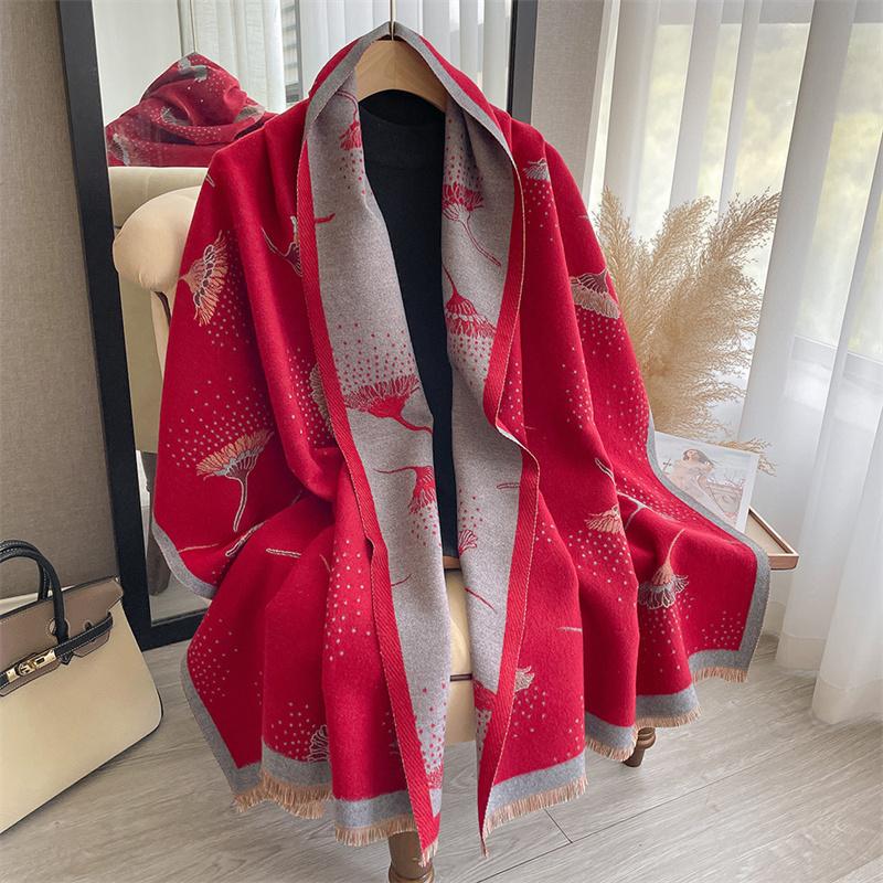 Cashmere Scarf for Women Thick Warm Winter Blanket Brand Female Luxury Quality Shawl Wrap Bufanda Poncho Echarpe Pashmina