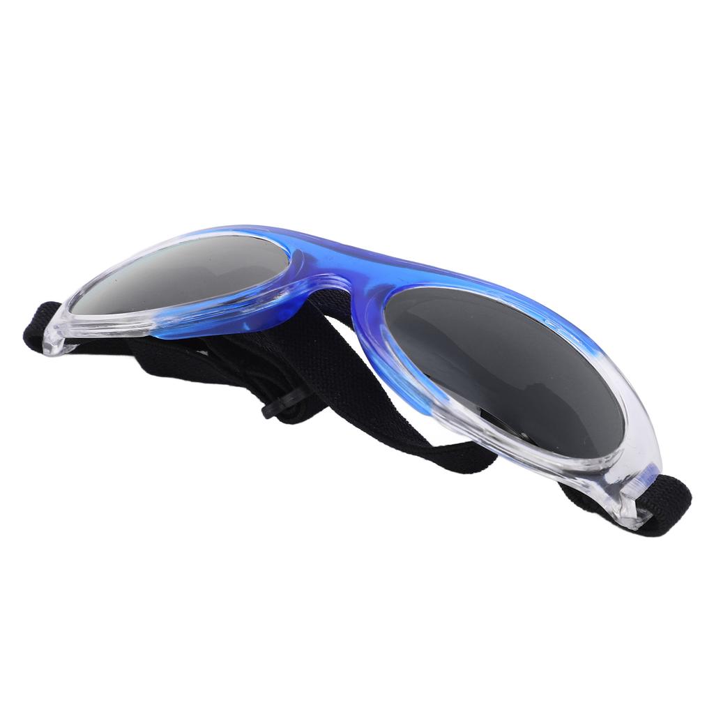 Dog Sunglasses UV Protection Dog Goggles Eye Wear Protection with Adjustable Strap for Small DogBlue Gray