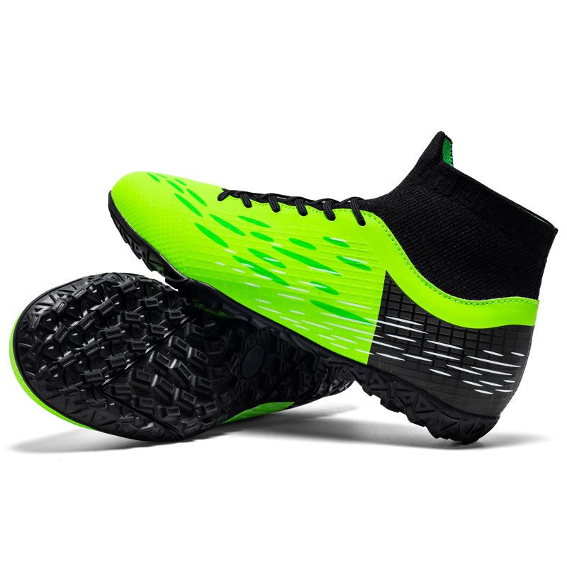 High Top Football Shoes Spikes Broken Nails Competition Training Shoes Men s and Women s Adult Football Shoes 35