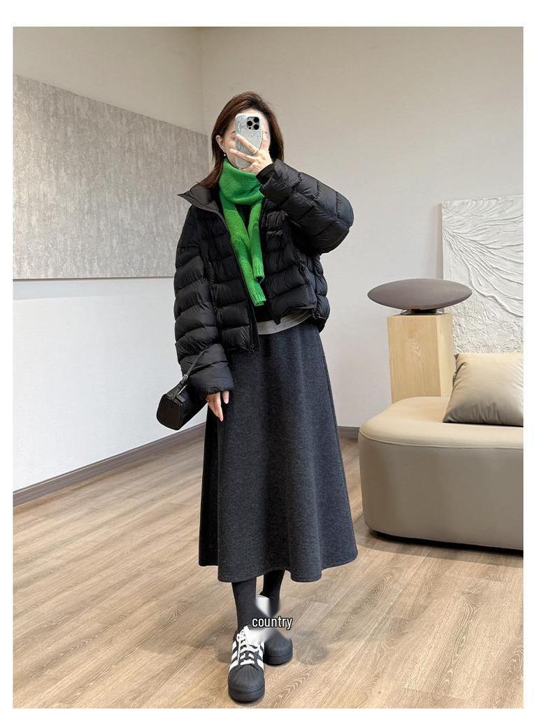 Timeless Wool Umbrella Skirt [2 Lengths]: Elegant, Warm Winter Midi Skirt for 2025
