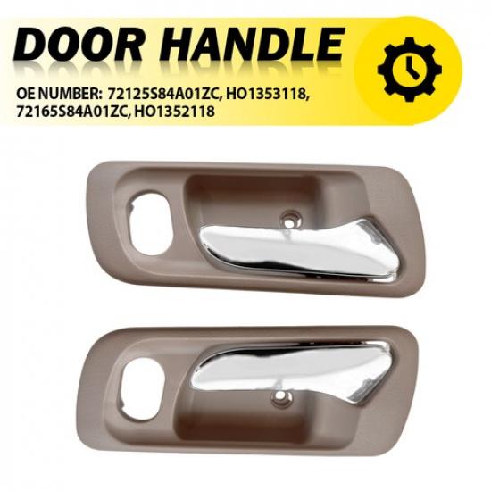 For 1998-2002 Honda Accord Front Left Right HO1352118 Door Interior Handle Beige