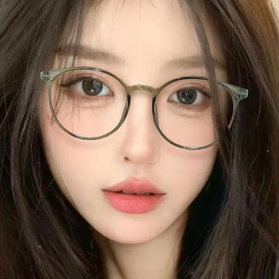 Women's Glasses Transparent Frame Ultra Light Flat Glasses
