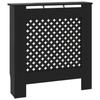 Cache-radiateur - vidaXL - 325568 - MDF Noir - 78 cm - Design moderne à lattes