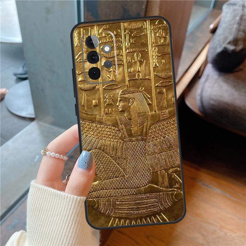 Egypt Pharaoh Mural Case For Samsung Galaxy A54 A34 A14 A53 A33 A73 A13 A51 A71 A12 A22 A32 A42 A52 A50 Back Cover