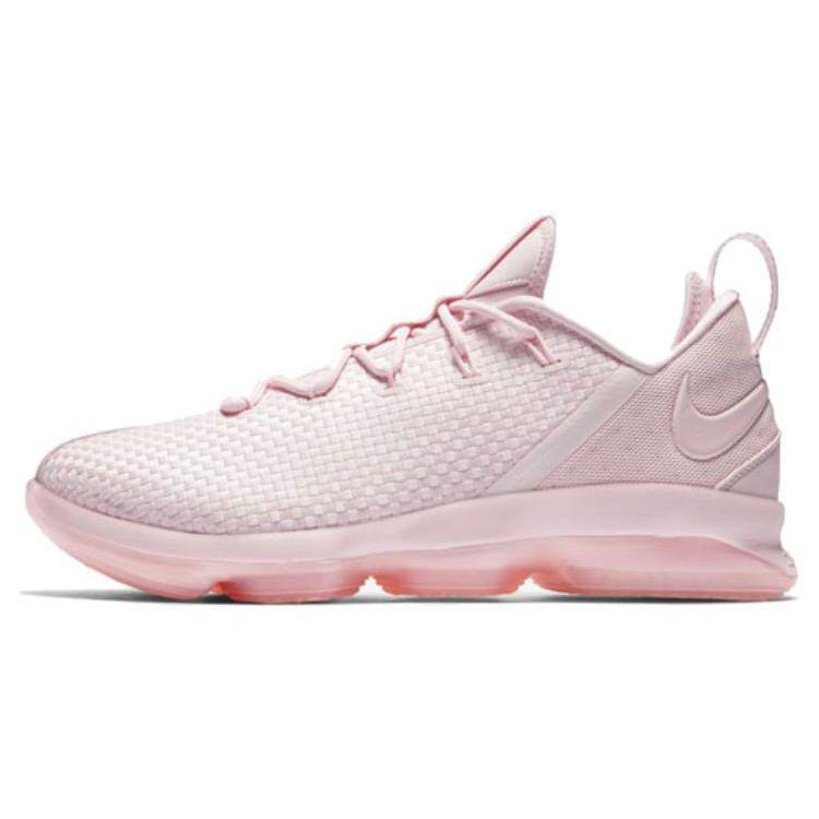

Nike Lebron 14 Low Prism Pink Легкие Удобные Нескользящие Низкие Баскетбольные Кроссовки Мужские кроссовки 878626-600 40.5