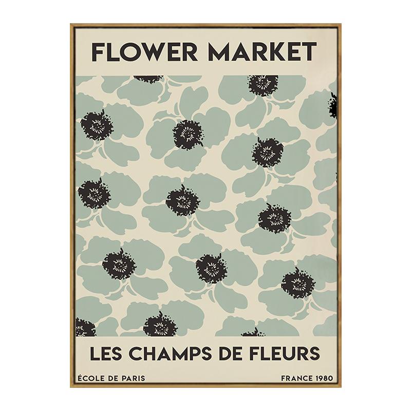 Винтажное искусство Матисса, абстрактный цветочный рынок, Валенсия, оранжевый постер, декоративные принты, настенная живопись, холст, скандинавский домашний декор для комнаты