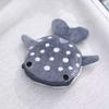 New Cartoon Shark Plush Coin Purse, Cute Pendant, Data Cable Bag, Zipper Bag