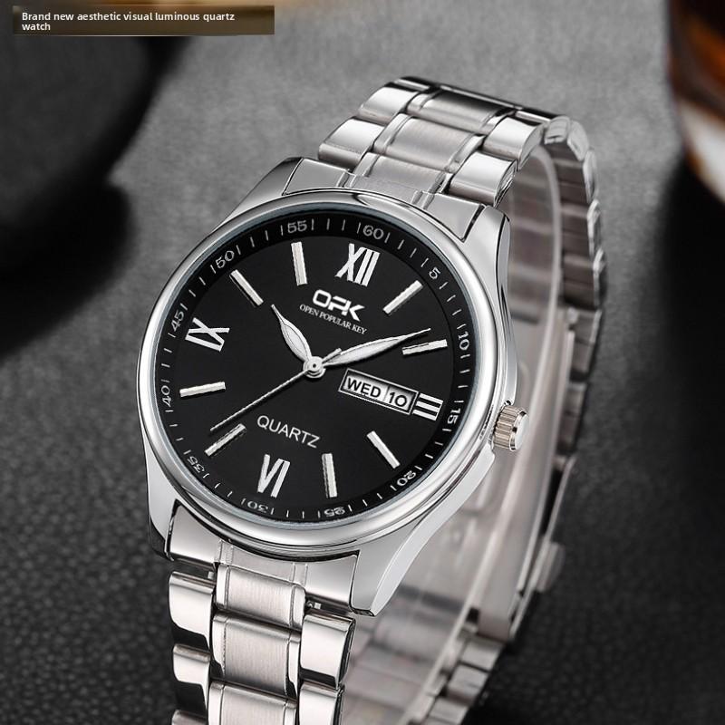 OPK Brand Watch Double Calendar Quartz Watch Men's Watch Men's Watch