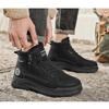 Men S Winter High Top Thermal Lined Work Boots Anti Slip Wear Resistant