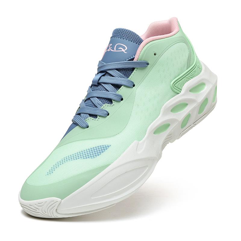 New Basketball Shoes Men's Sound Breathable Non-slip Lightweight Medium Help Students Professional Game Sports Shoes High Rebound
