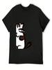 Look At You ~~~Meow T-Shirt Blanks Graphic T Shirts Unisexs Designer T Shirt