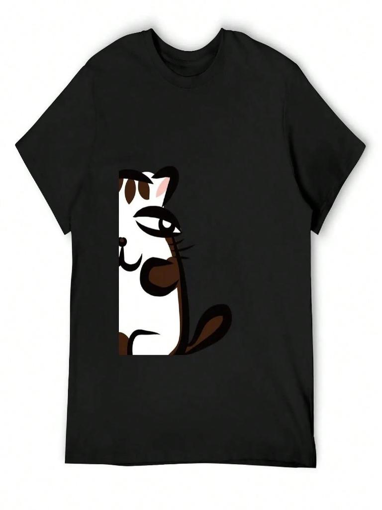 Look At You ~~~Meow T-Shirt Blanks Graphic T Shirts Unisexs Designer T Shirt