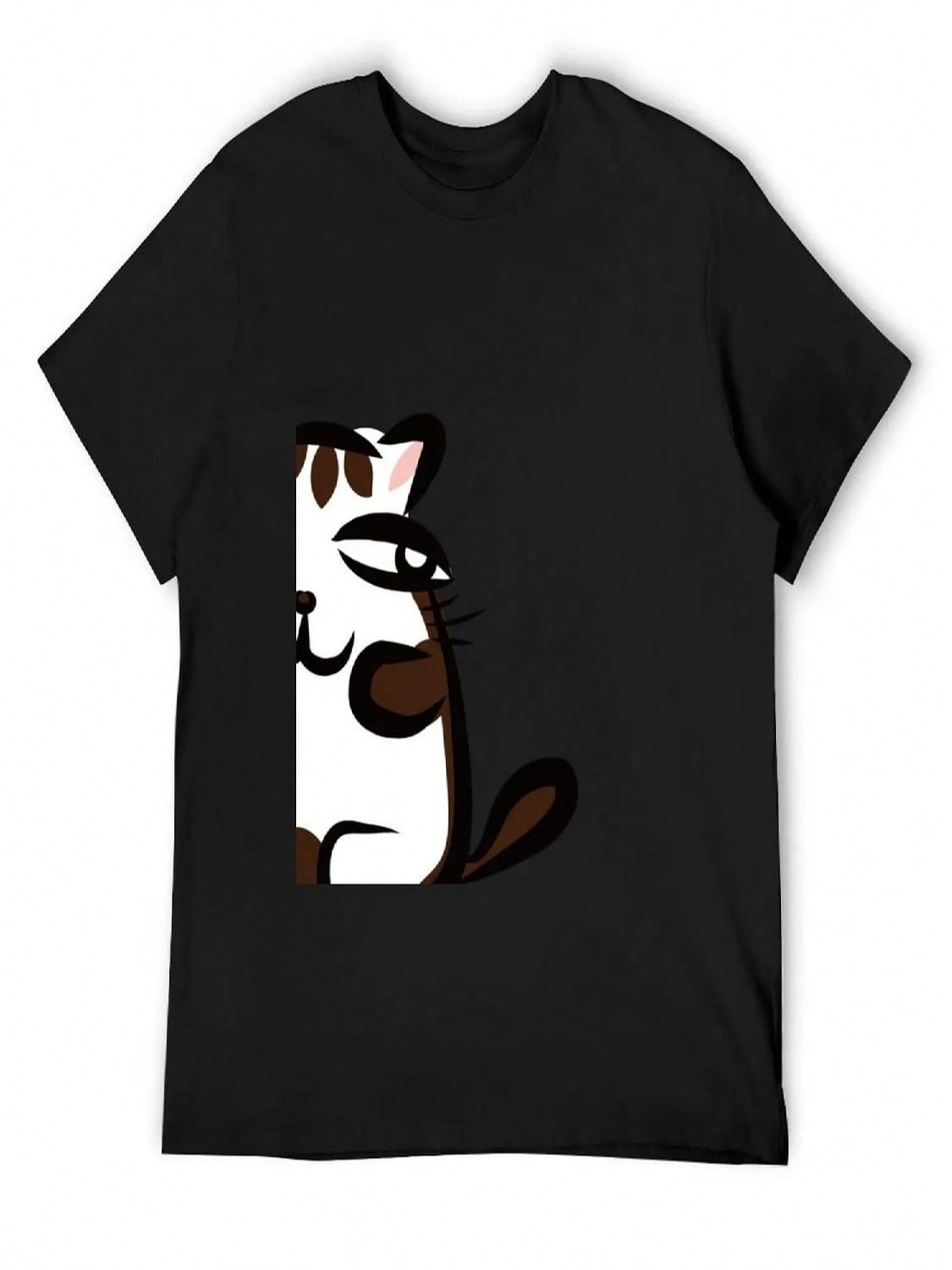 Look At You ~~~Meow T-Shirt Blanks Graphic T Shirts unisexs Designer T Shirt S разноцветный