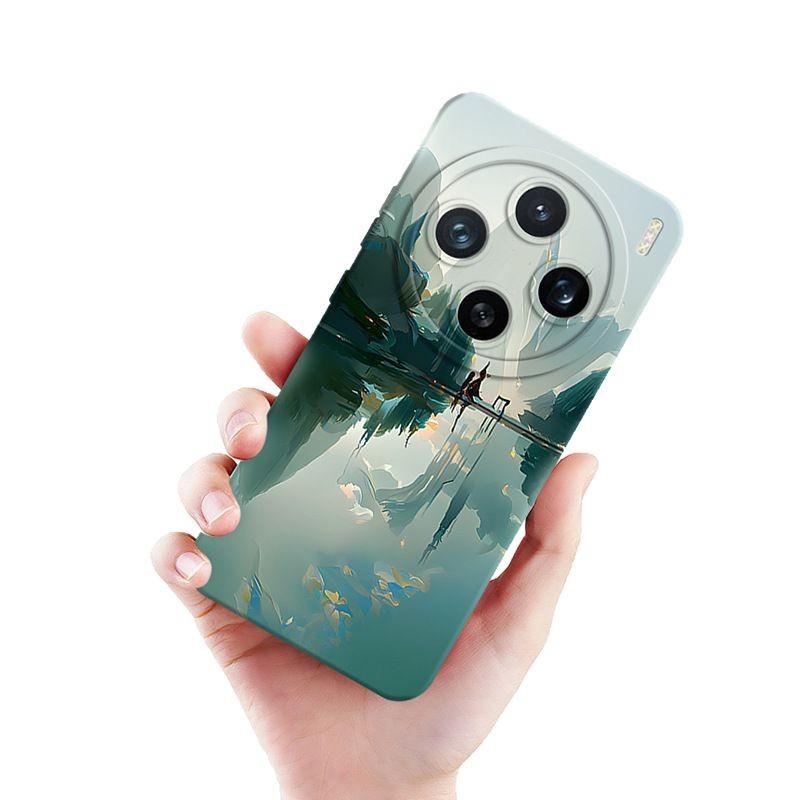 Applicable To Vivo X200s Mobile Phone Case Skin Silicone X200 New Fantasy Ecology X200pro Simple and Advanced