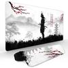 Samurai And The Red Sun Gaming Mouse Pad Nonslip Durable Desk Mat Pc Accessories Mousepads Katana Gaming Mats Tapis De Souris