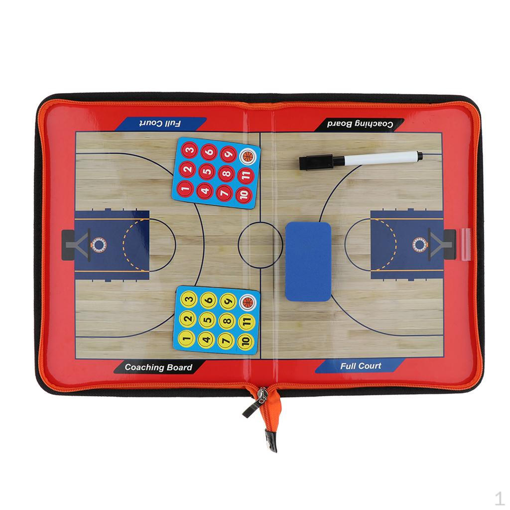 Artificial Leather Magnetic Basketball Coaching Board Kit