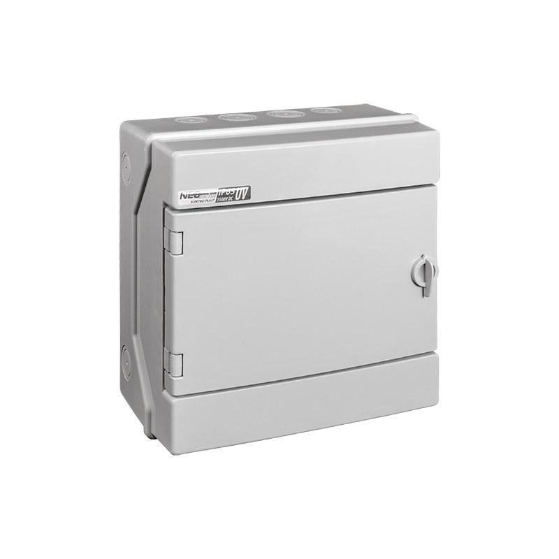 Surface-mounted distribution board RH-8/UV IP65 500V AC, 1500V DC PV