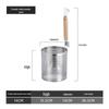Stainless Steel Large Slotted Spoon for Mala Tang, Noodle Scooping, Boiling Soup, Straining & Hot Pot Vegetable Basket