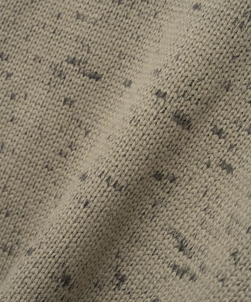 Millo Archive Dust High-Neck Full Zip-Up [Khaki Brown]