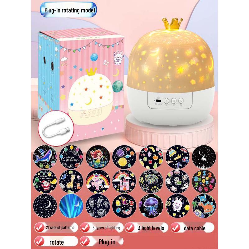 Projecteur Lumineux Étoilé Intelligent - Cadeau d'Anniversaire Parfait pour Enfants