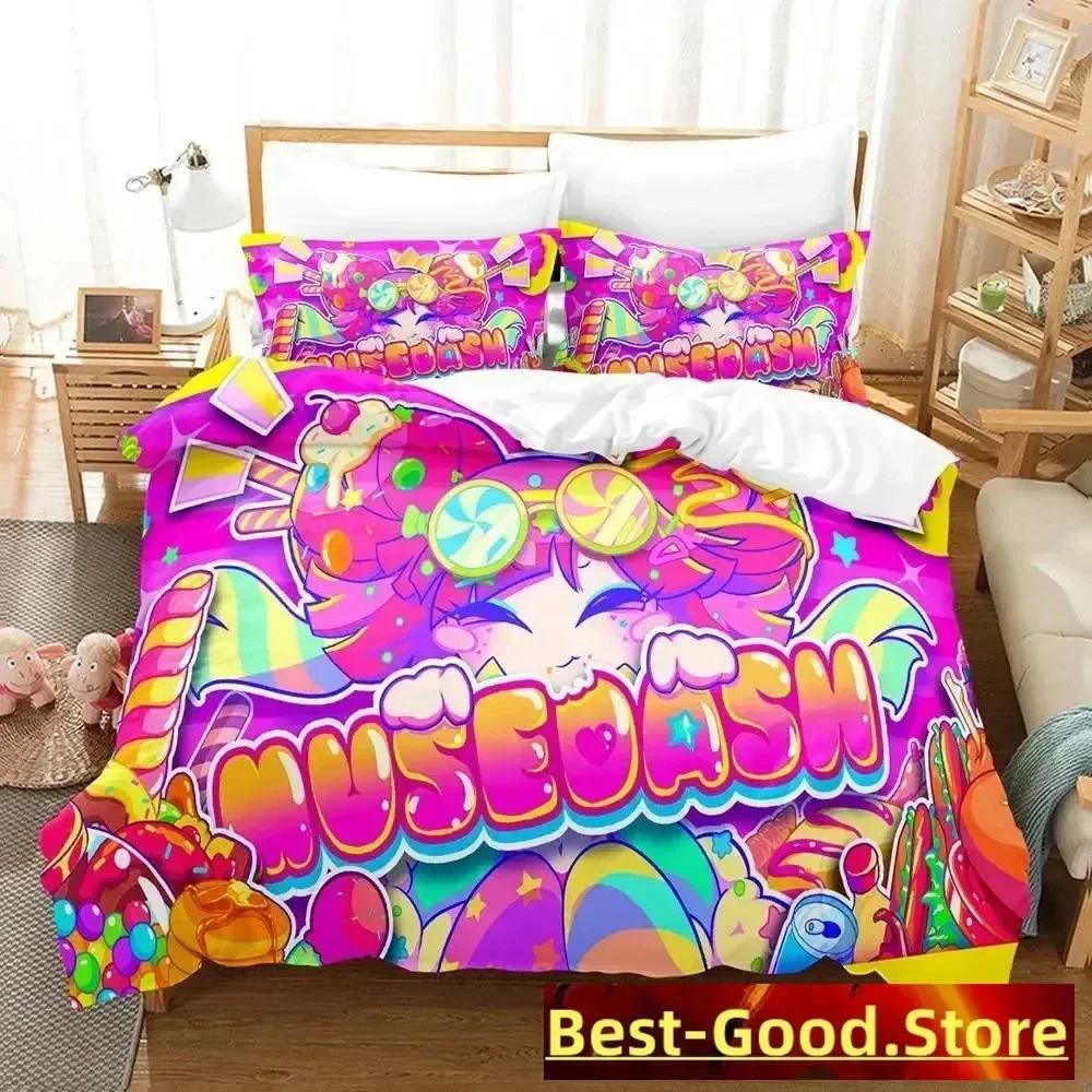 Comforter Home Living Muse Dash Bedding Set Single Twin Full Queen King Size Bed Set Adult Kid Bedroom S 3D Print Anime Bed