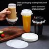 50/500Pcs Leakproof Paper Drink Cup Leakproof Round Coffee Cup Take Away Paper Cup Lid Coffee Spill Proof Gasket